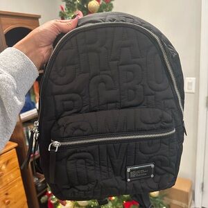 Marc Jacobs Black Quilted Backpack